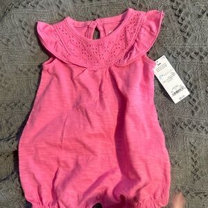 Carter's Pink Eyelet Baby Outfit